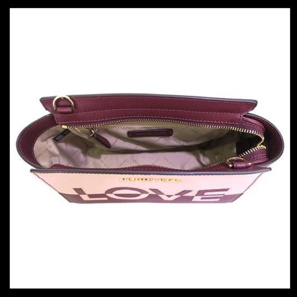 MICHAEL KORS Selma Medium Saffiano Leather Crossbody / Messenger Bag - Picture 9 of 12